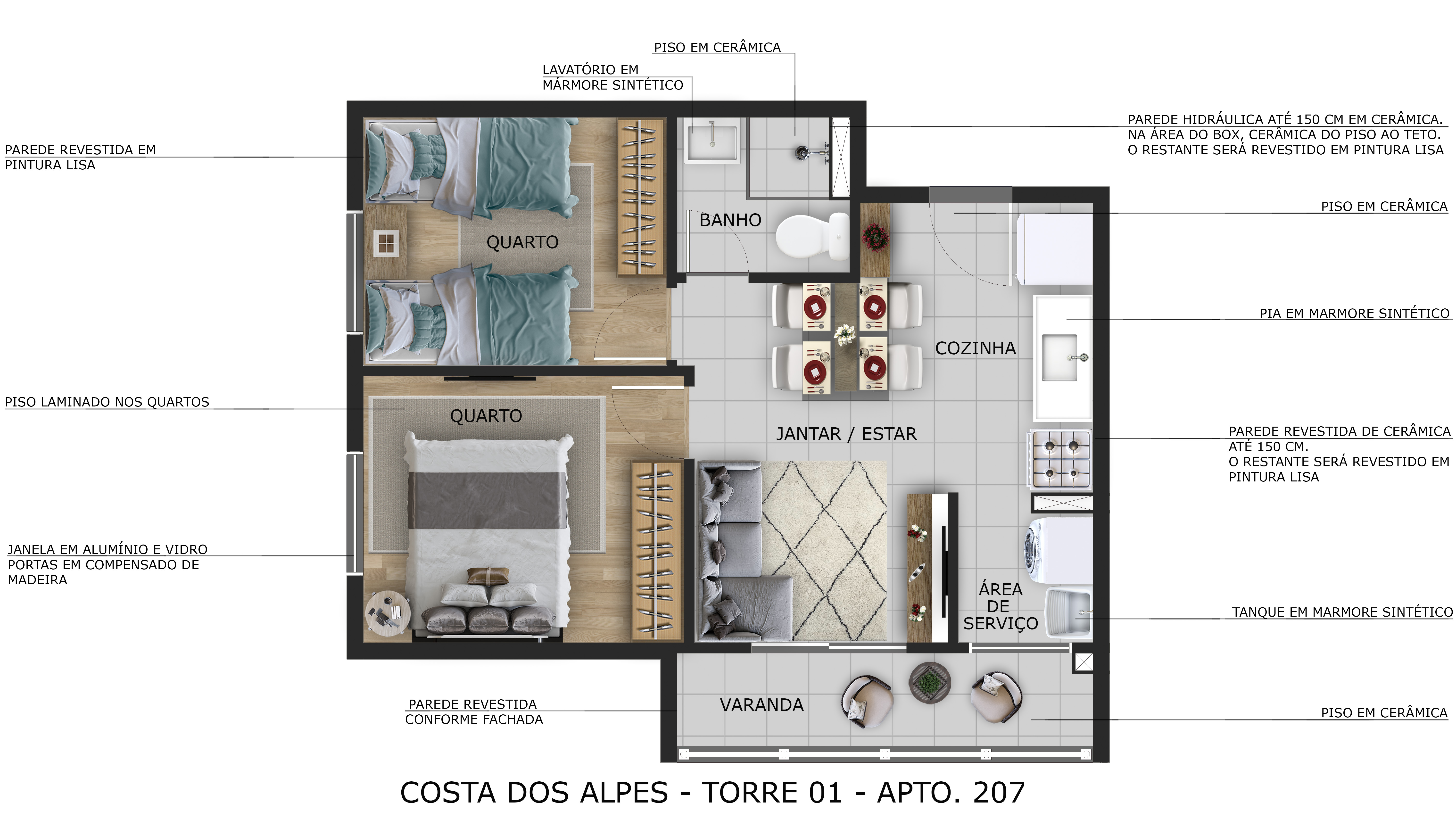 Residencial Costa dos Alpes Campinas — imagem 17