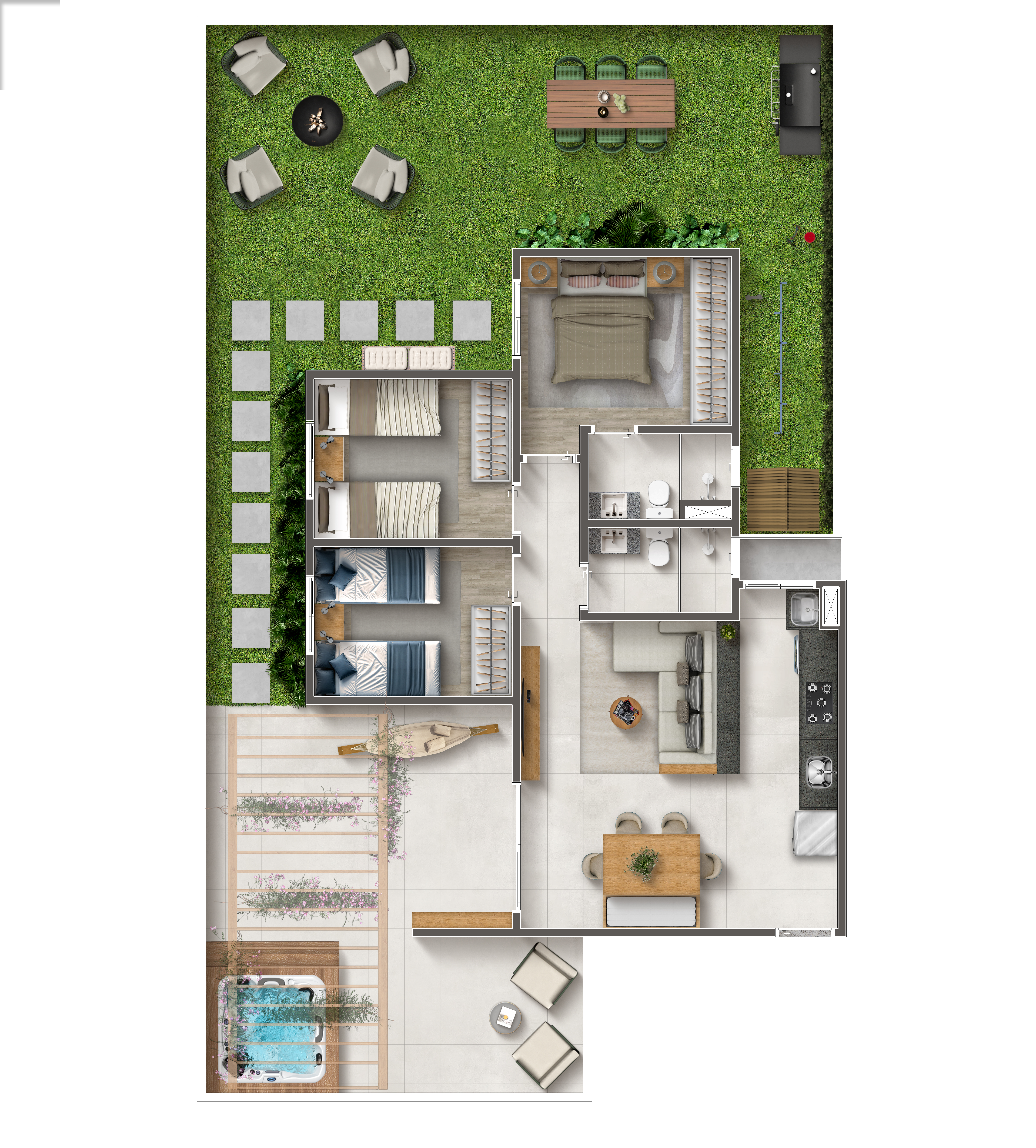 TERRACE RESORT RESIDENCE Campinas — imagem 4